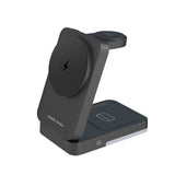 Mobile Origin Trådløs Lader for SmarttiPhone lefon / AirPods / Apple Watch - Sammenleggbar Design - MagSafe Kompatibel - Svart
