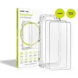 iPhone 16 / 15 Mobile Origin EasyGlass Skjermbeskyttelsesglass - 2 stk. - Gjennomsiktig