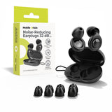 Mobile Origin Støydempende Ørepropper med Ergonomisk Design - L / M / S / XS - Svart