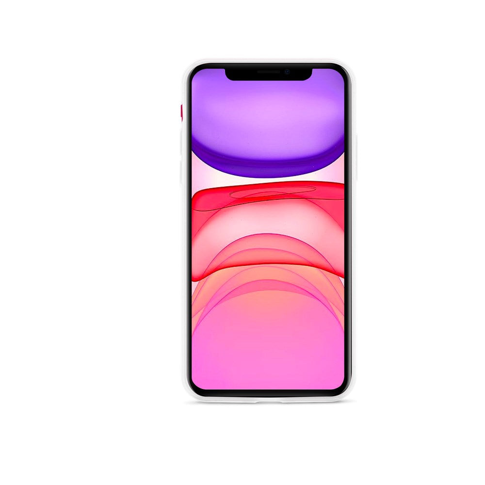 iPhone 11 Epico Silikon Deksel - Gjennomsiktig / Hvit