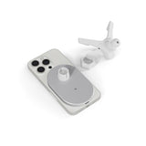 Epico Magnetisk Mobiltelefonholder for Bil m. 15W Trådløs Lading og 18W Billader - MagSafe-Kompatibel - Hvit