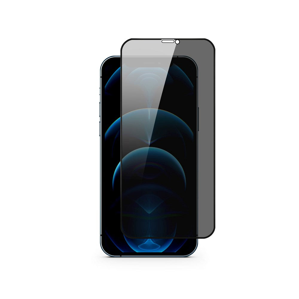 iPhone 12 Mini Epico Edge to Edge Privacy Skjermbeskyttelsesglass - Gjennomsiktig