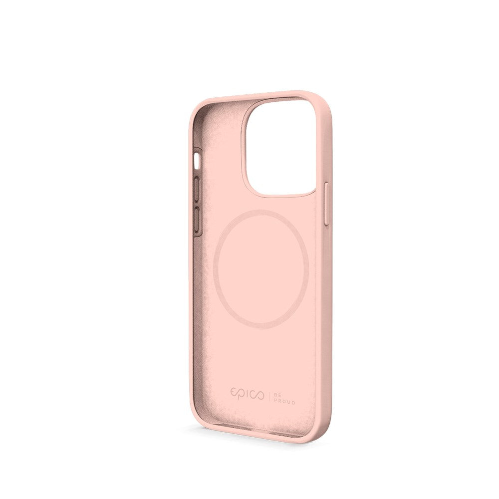 iPhone 13 Mini Epico Mag+ Silikon Deksel - MagSafe Kompatibel - Rosa
