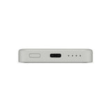 Epico 15W Trådløs Magnetisk Powerbank 4200 mAh med USB-C & Lightning-Kabel - MagSafe-Kompatibel - Grå