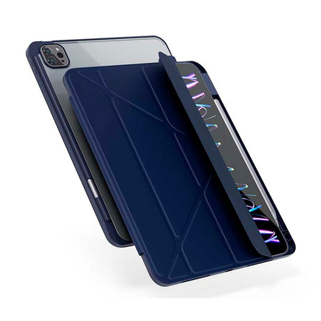 iPad Air 11-10.9" (2026-2020) / Pro 11" (2022-2018) Epico Hero Flip Case - Origami - Blå