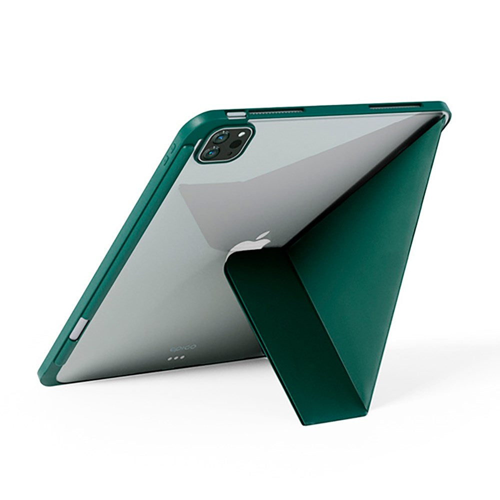 iPad Air 11-10.9" (2026-2020) / Pro 11" (2022-2018) Epico Hero Flip Case - Origami - Grønn