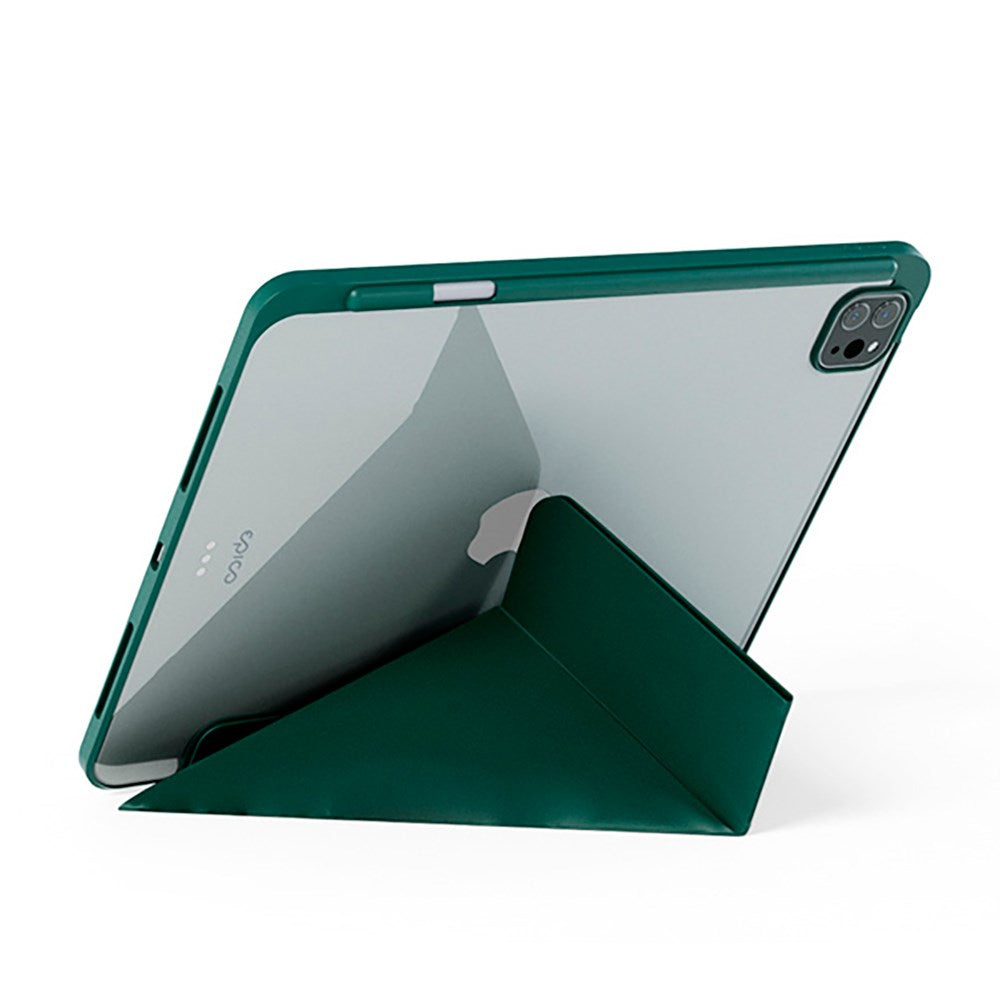 iPad Air 11-10.9" (2026-2020) / Pro 11" (2022-2018) Epico Hero Flip Case - Origami - Grønn