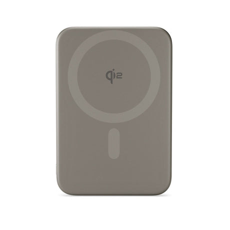 Epico 15W UltraPack EM51 Slim Alu Mag+ 5000 mAh Power Bank med USB-C - Qi2 / MagSafe Kompatibel - Titanium