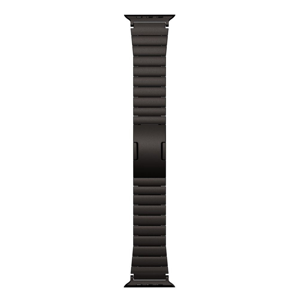 Apple Watch (42/44/SE/45/46/49) Epico UNUM Klokkerem i Rustfritt Stål – Svart
