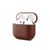 Epico AirPods (4. Gen.) Deksel i Ekte Skinn - Brun