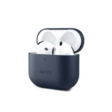 Epico AirPods (4. Gen.) Deksel i Ekte Skinn - Blå