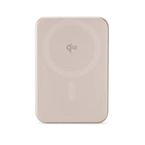 Epico 15W UltraPack EM51 Slim Alu Mag+ 5000 mAh Power Bank med USB-C - Qi2 / MagSafe Kompatibel - Desert Titanium