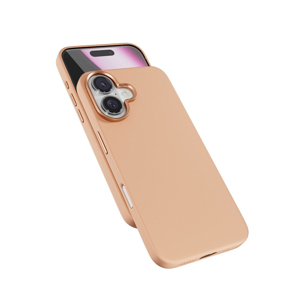 iPhone 16 Plus Epico Mag+ Silikon Deksel - MagSafe Kompatibel - Desert Titanium