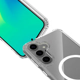 Samsung Galaxy S24 / S25 Spello Mag+ Clear Deksel - MagSafe Kompatibel - Gennemsigtig