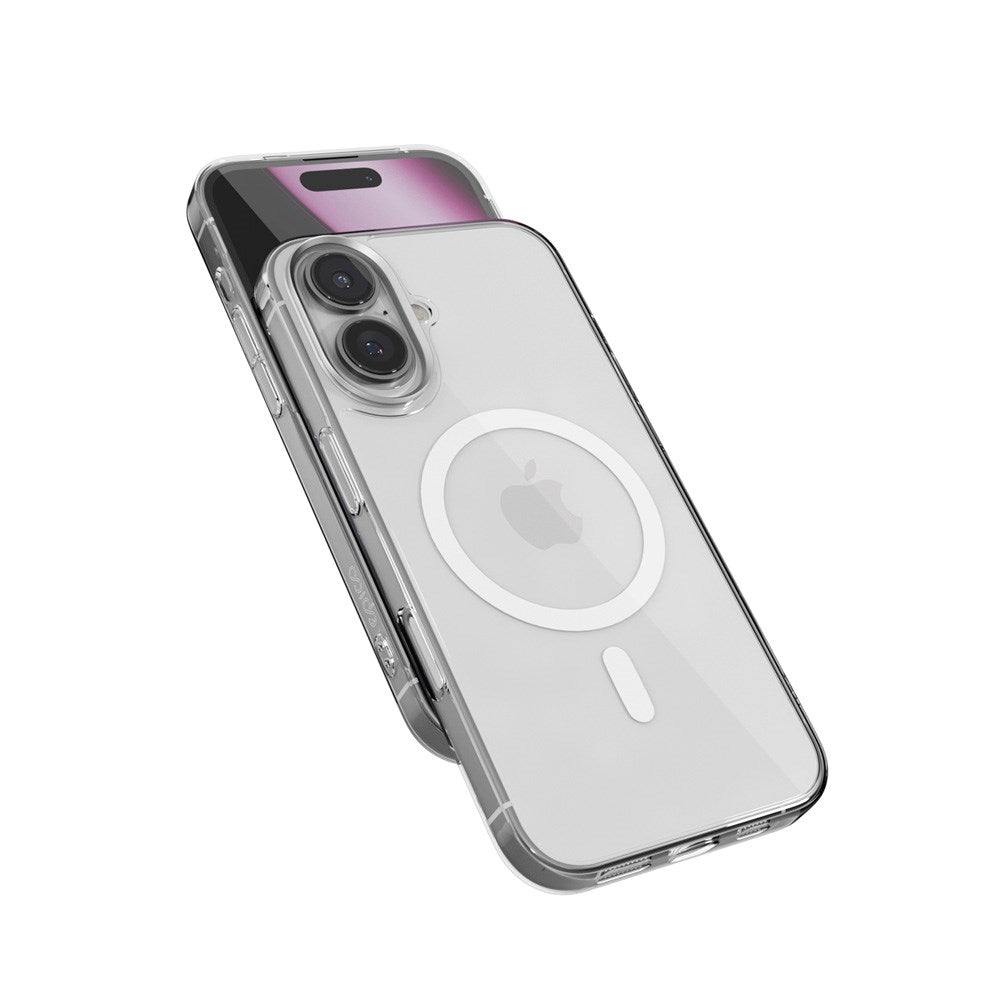 iPhone 16 Epico SlimGlass Mag+ Deksel - MagSafe Kompatibel - Gjennomsiktig