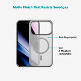 iPhone 17 Pro Max Epico HeroMatte Pro Mag+ Deksel - MagSafe Kompatibel - Grå