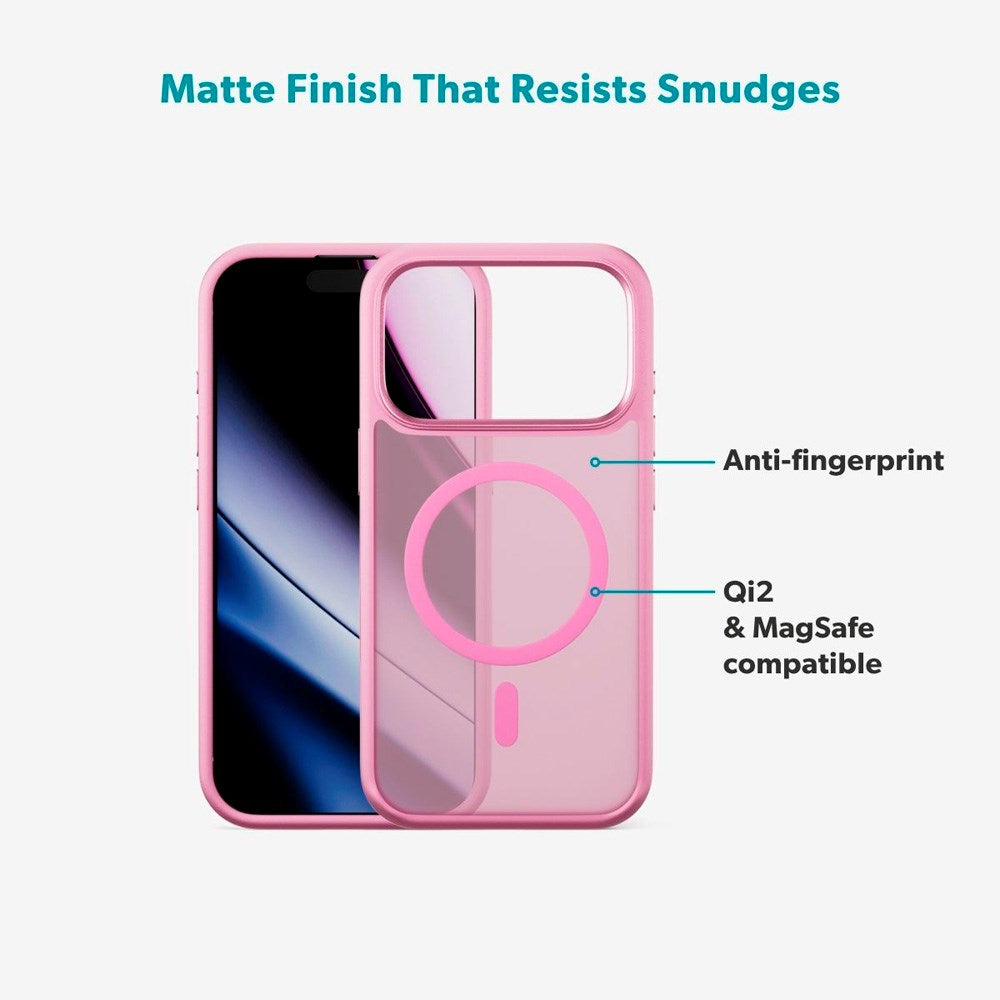 iPhone 17 Pro Max Epico HeroMatte Pro Mag+ Deksel - MagSafe Kompatibel - Rosa