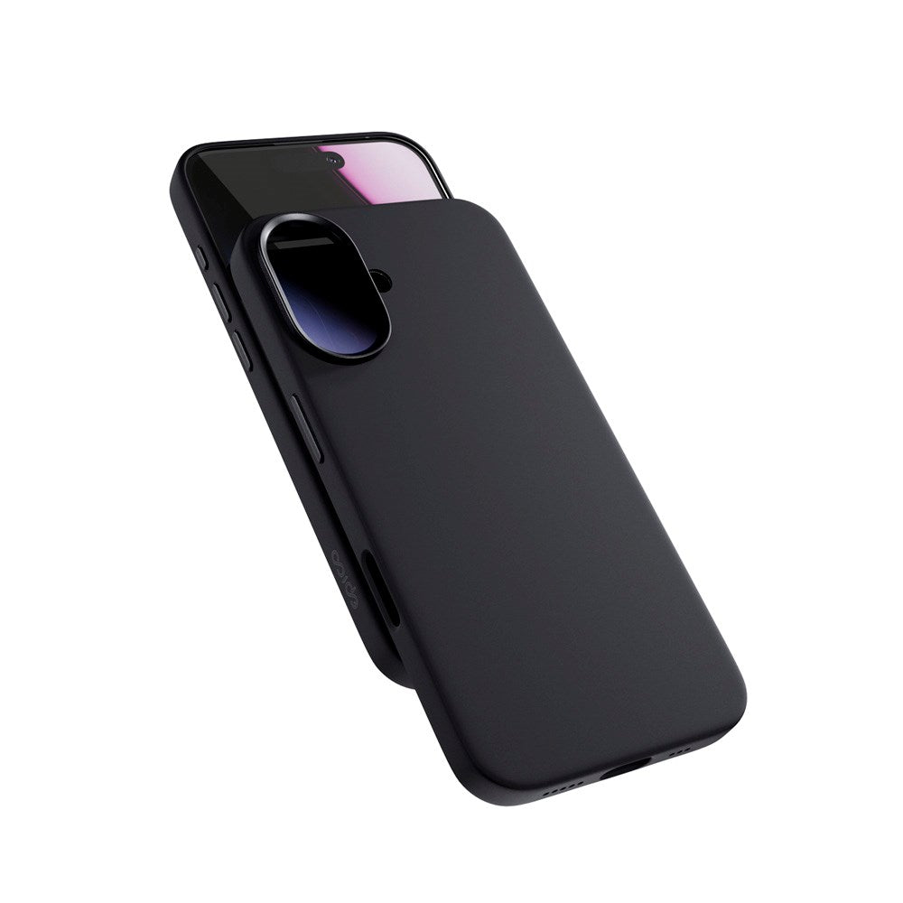 iPhone 17 Epico Silicone Pro Mag+ Deksel - MagSafe Kompatibel - Black