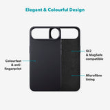 iPhone Air Epico Silicone Pro Mag+ Deksel - MagSafe Kompatibel - Black