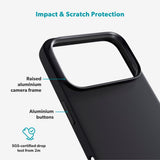iPhone 17 Pro Max Epico Silicone Pro Mag+ Deksel - MagSafe Kompatibel - Black