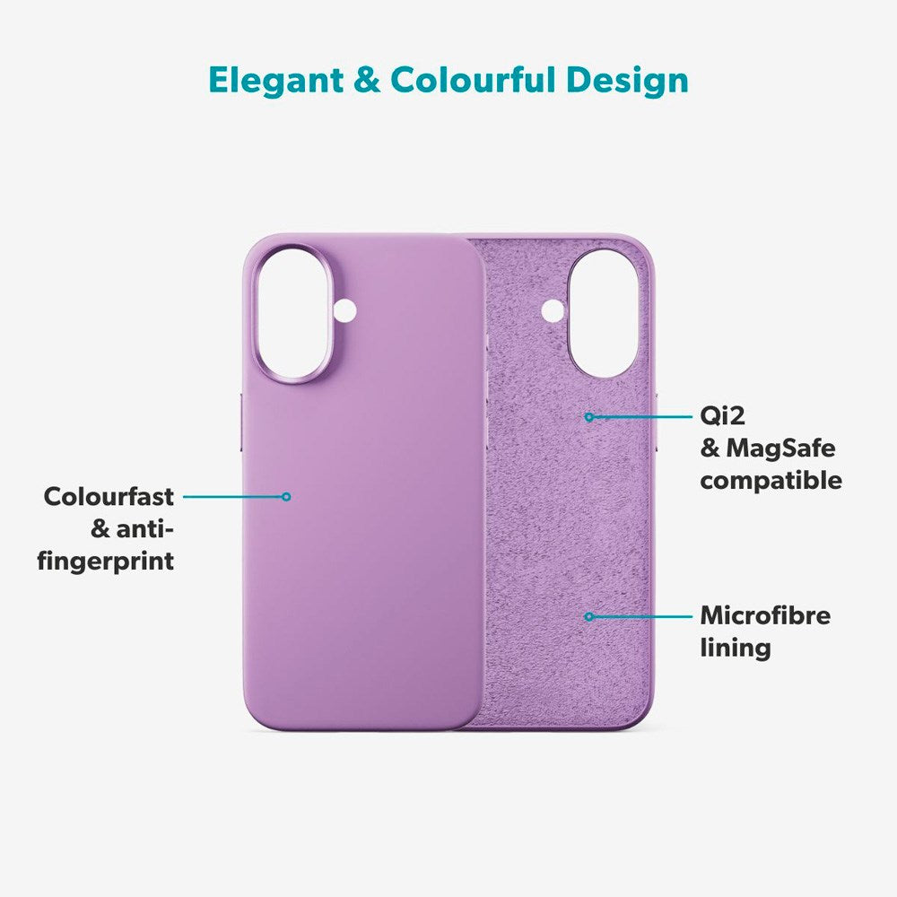 iPhone 17 Epico Silicone Pro Mag+ Deksel - MagSafe Kompatibel - Purple