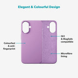 iPhone 17 Epico Silicone Pro Mag+ Deksel - MagSafe Kompatibel - Purple