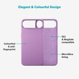 iPhone Air Epico Silicone Pro Mag+ Deksel - MagSafe Kompatibel - Purple