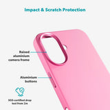 iPhone 17 Epico Silicone Pro Mag+ Deksel - MagSafe Kompatibel - Hot Pink