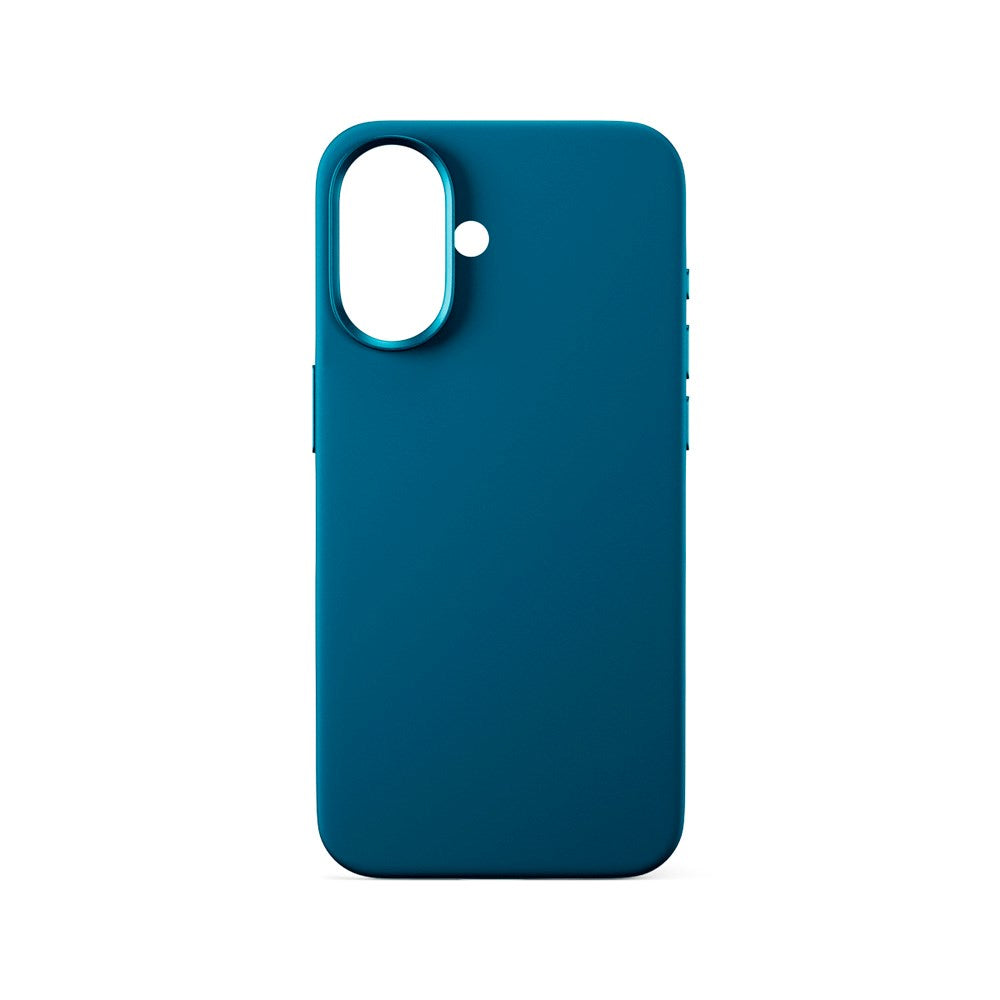 iPhone 17 Epico Silicone Pro Mag+ Deksel - MagSafe Kompatibel - Petrol Blue