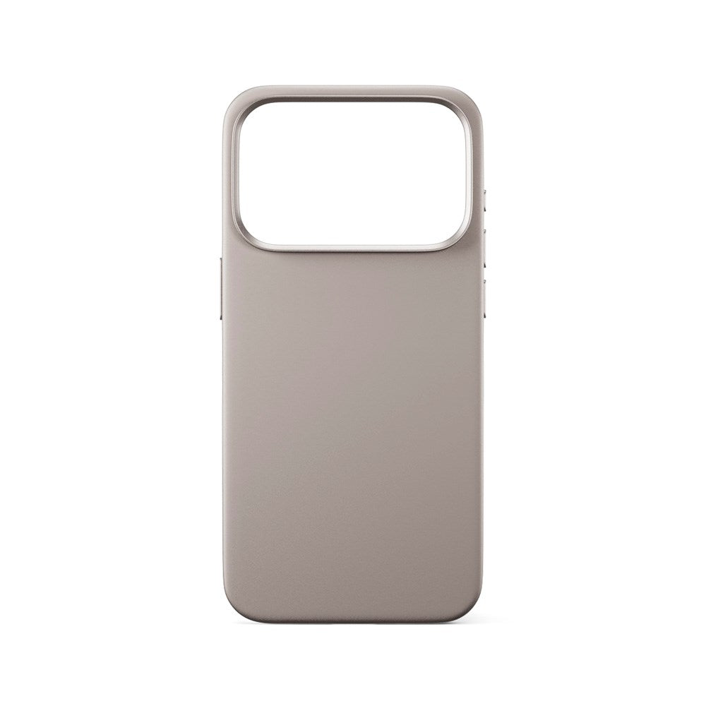 iPhone 17 Pro Max Epico Silicone Pro Mag+ Deksel - MagSafe Kompatibel - Titanium Beige