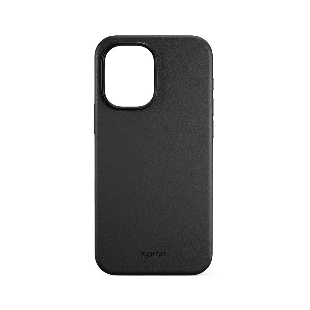 iPhone 17 Epico Leather Pro Mag+ Deksel - MagSafe Kompatibel - Svart