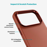 iPhone 17 Pro Epico Leather Pro Mag+ Deksel - MagSafe Kompatibel - Brun