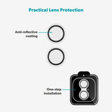iPhone 17 Epico Glass Lens Kameralinsebeskyttelsesglass m. Monteringsramme - Gjennomsiktig