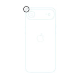 iPhone Air Epico Glass Lens Kameralinsebeskyttelsesglass m. Monteringsramme - Gjennomsiktig
