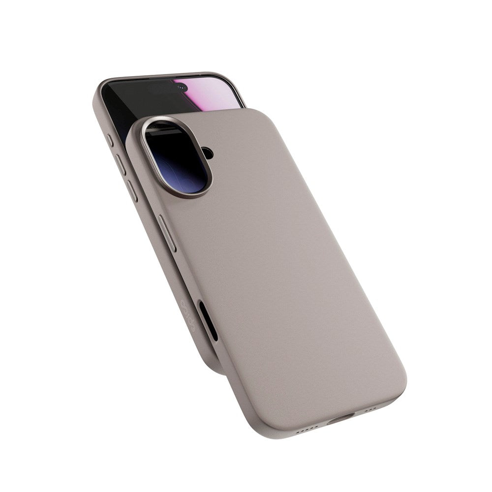 iPhone 17 Epico Silicone Pro Mag+ Deksel - MagSafe Kompatibel - Titanium