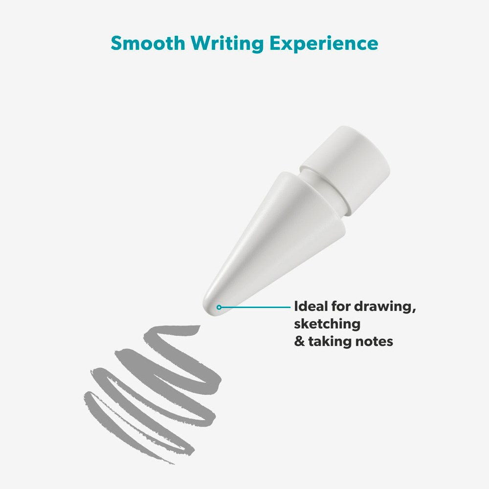 Epico Stylus Spisser til UltraPen Stylus ES50 & Apple Pencil - Hvit