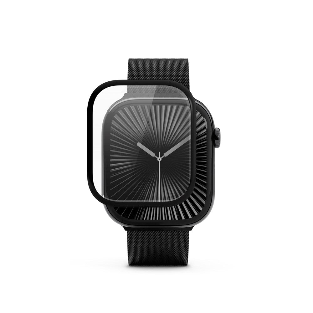 Apple Watch 11 / 10 (46mm) Epico SlimCeramic 3D Glass m. Installasjonsverktøy - Gjennomsiktig
