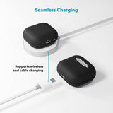 Apple AirPods Pro (3. gen.) Epico Ekte Skinn Deksel - Svart