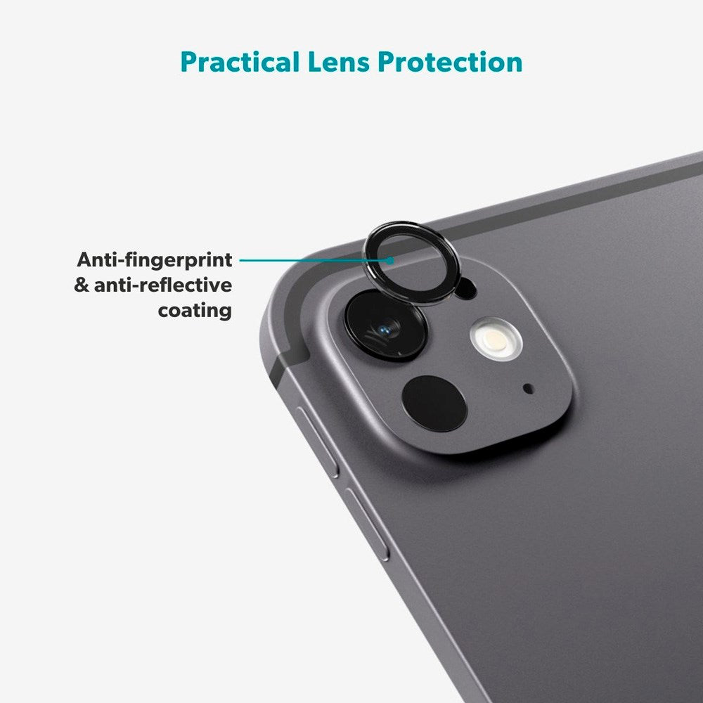 iPad Pro 11" (2025 / 2024) / Pro 13" (2025 / 2024) Epico Kameralinsebeskyttelsesglass m. Installasjonsramme - Gjennomsiktig