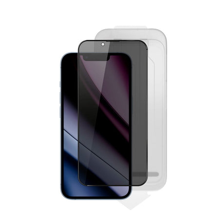 iPhone 16 Plus / 15 Plus / 14 Pro Max Epico Privacy Glass 3D Skjermbeskyttelsesglass m. Monteringsramme - Gjennomsiktig