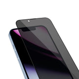 iPhone 15 Pro Max Epico Privacy Glass 3D Skjermbeskyttelsesglass m. Monteringsramme - Gjennomsiktig