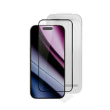 iPhone 15 Pro Max Epico Hero Glass 3D Skjermbeskyttelsesglass m. Monteringsramme - Gjennomsiktig
