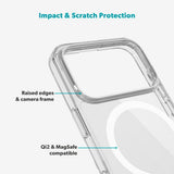 iPhone 17 Pro Epico Beskyttelsessett - MagSafe Deksel & Skjermbeskytter - Gjennomsiktig