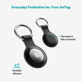 Apple AirTag 1. & 2. Gen. Epico Silikon Deksel - Svart