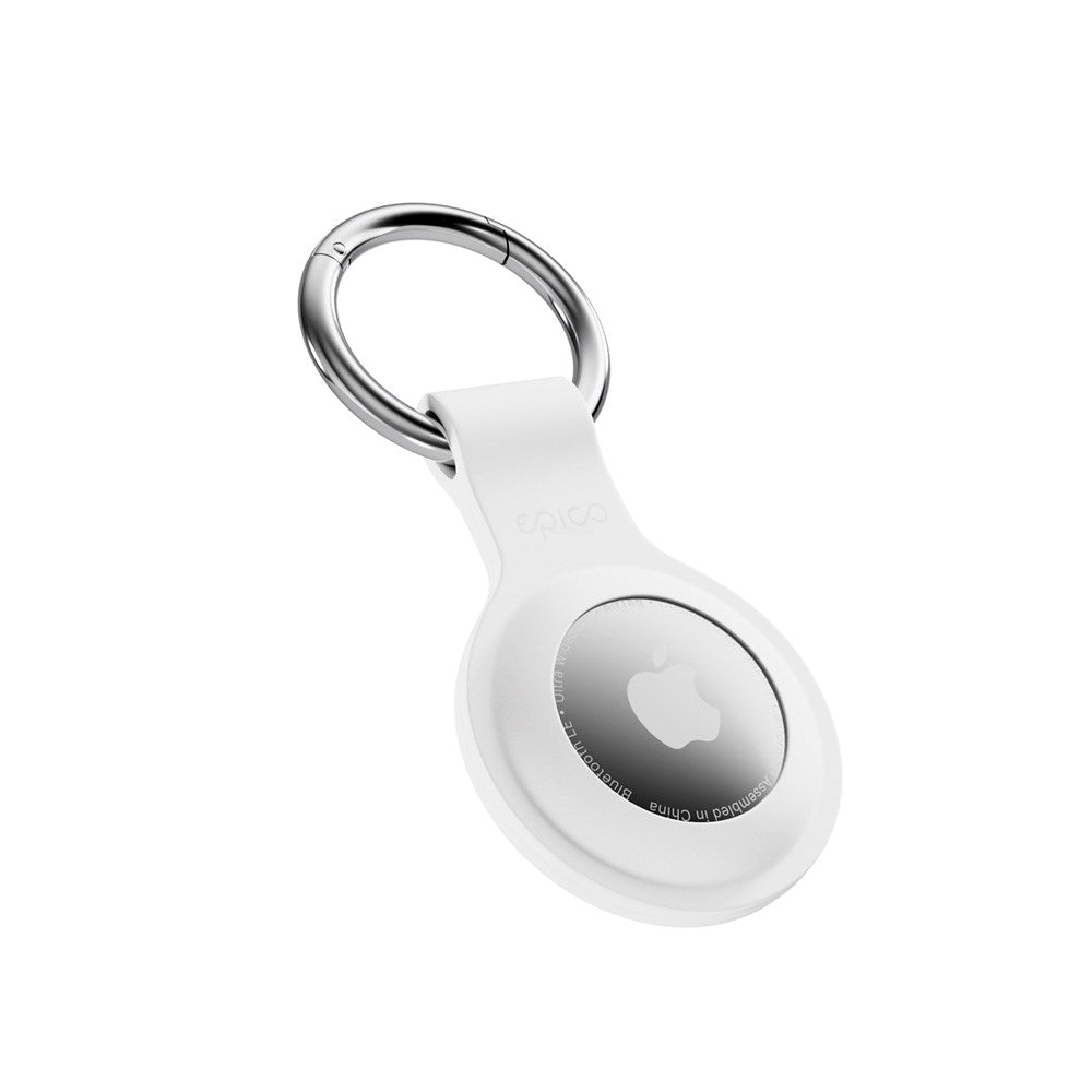 Apple AirTag 1. & 2. Gen. Epico Silikon Deksel - Hvit
