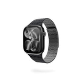Apple Watch (42/44/SE/45/46/49) Epico Magnetic+ Silikone Klokkereim - Svart / Grå