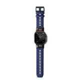 Apple Watch (42/44/SE/45/46/49) Epico Rubber Pro Klokkereim med Metallspenne - Blå