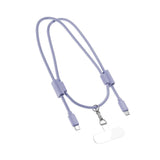 Epico Mobilstropp med Innebygd 60W USB-C til USB-C-Kabel – Lilla