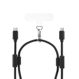 Epico Mobilstropp med Innebygd 60W USB-C til USB-C-Kabel – Svart