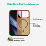 iPhone 17 Pro Epico HeroMatte Pro Mag+ Deksel m. Kamerabeskyttelse - MagSafe Kompatibel - Oransje